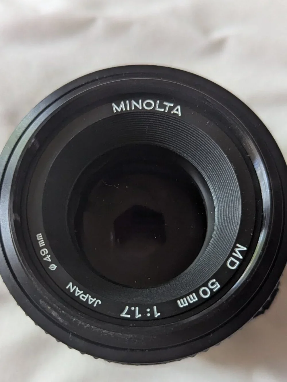 Vintage Minolta MD 50mm 1:1.7 Lens